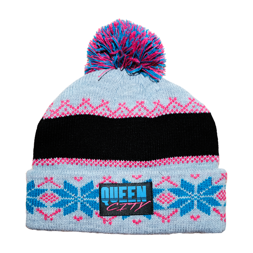 Puffball Beanie Queen City Collective Coffee puffball-beanie-queen-city-collective-coffee