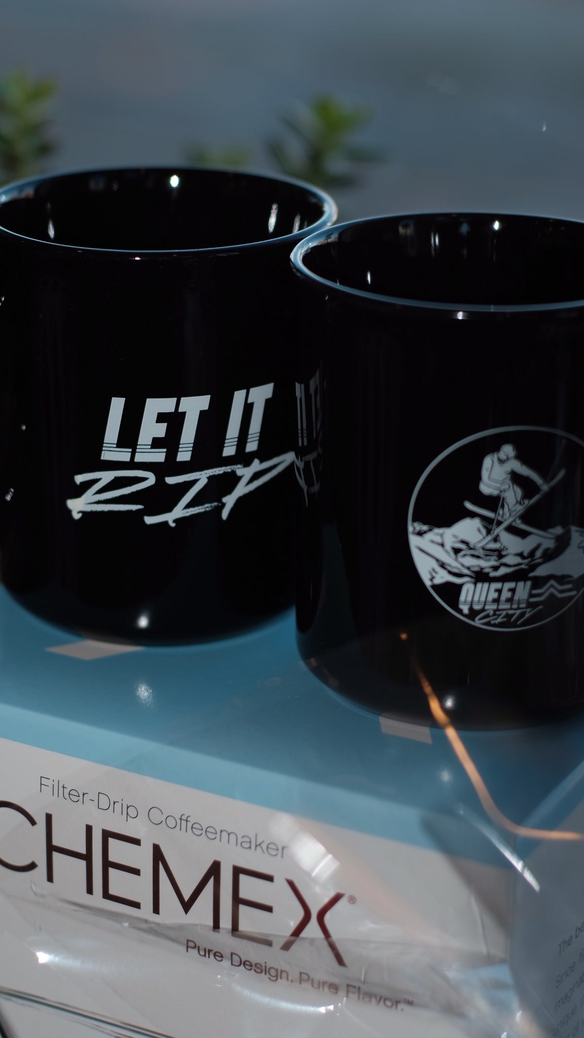 Lizzy's Graphic Ski Lift Mugs - Lizzy's Fresh Coffee